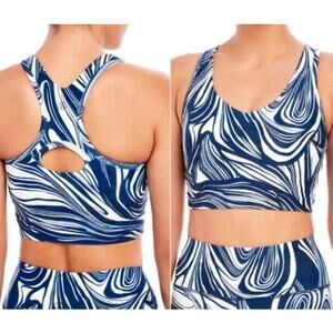Sage Collective Black and White Swirl Sports Bra Sz. XS